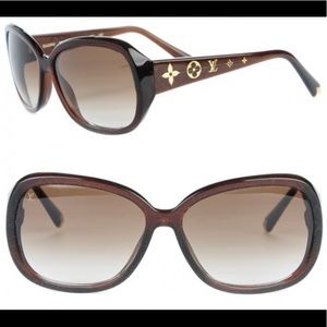 Louis Vuitton Obsession Sunglasses Brown Glitter